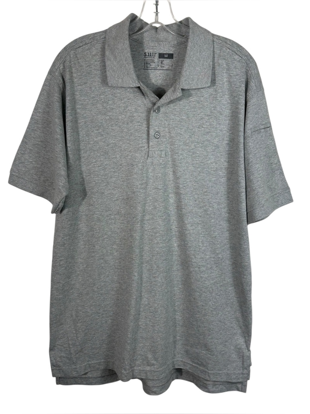 5.11 Tactical Heather Gray Men's Workwear Cotton Polo Shirt NWT Medium M 71182